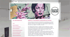 Desktop Screenshot of kulturforum-koeln.com